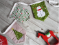 Preview: Frohe Weihnachten Set - doodle Stickdatei